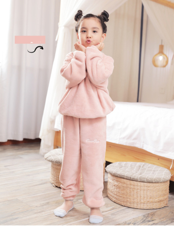 パジャマ 子供 セットアップ ルームウェア コーラル ナイトウェア キッズ 2点セット春物 上下セット 秋冬パジャマ トップスパンツ 部屋着 寝巻き 