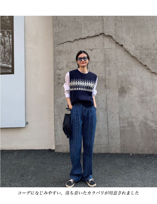 送料無料 ニットベスト レディース ベスト プルーオーバー チェック柄 プルベスト スクールベスト ニット ニットジレ レトロ クルーネック ジレベスト 菱柄 