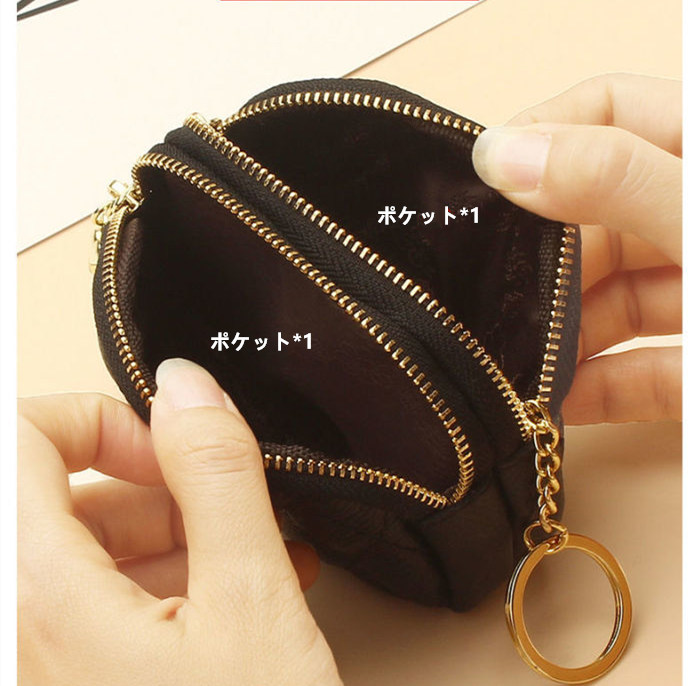 お取り寄せ商品 キーケース コ10色 カラーバリエーション豊富 。 キルティング調 キーホルダー カード入れ イヤホン収納 2重カン付き コイン入れ 