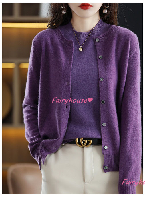 ニットカーディガン セットアップ レディース 秋冬 40代 長袖ニットコーディガン おしゃれ大人 ２点セット ショット丈セーター 無地カーディガン ニットベスト 