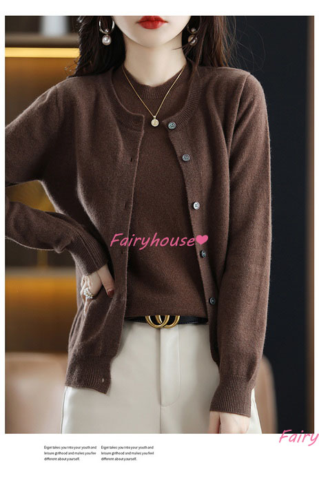 ニットカーディガン セットアップ レディース 秋冬 40代 長袖ニットコーディガン おしゃれ大人 ２点セット ショット丈セーター 無地カーディガン ニットベスト 