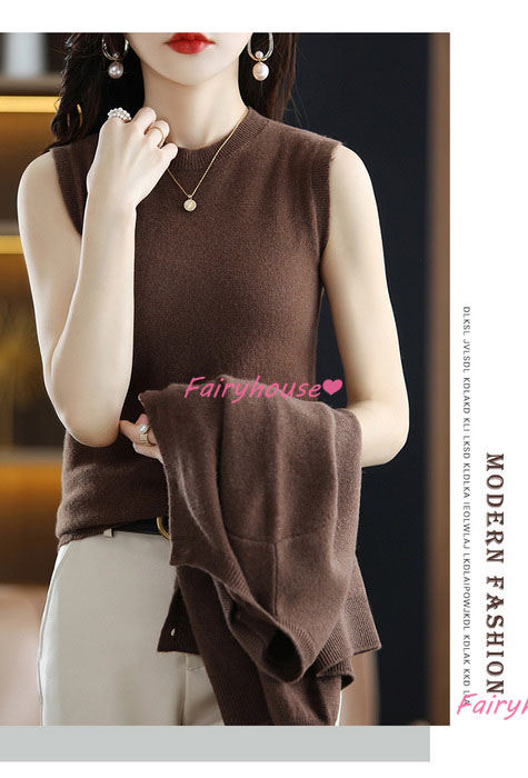 ニットカーディガン セットアップ レディース 秋冬 40代 長袖ニットコーディガン おしゃれ大人 ２点セット ショット丈セーター 無地カーディガン ニットベスト 