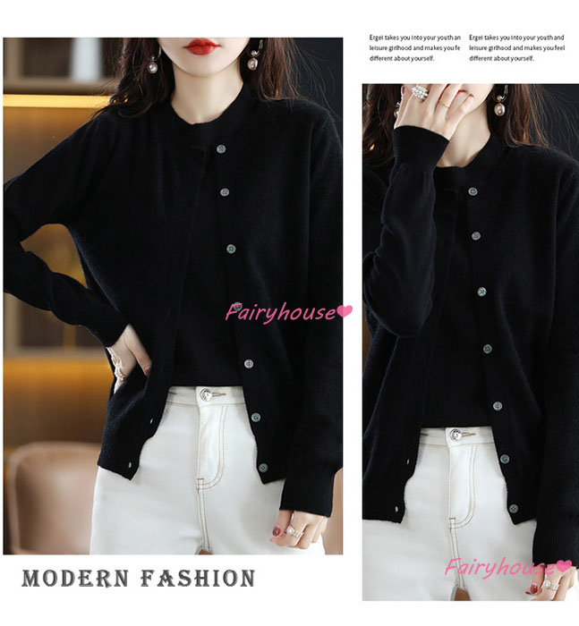 ニットカーディガン セットアップ レディース 秋冬 40代 長袖ニットコーディガン おしゃれ大人 ２点セット ショット丈セーター 無地カーディガン ニットベスト 