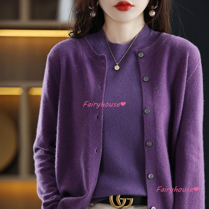 ニットカーディガン セットアップ レディース 秋冬 40代 長袖ニットコーディガン おしゃれ大人 ２点セット ショット丈セーター 無地カーディガン ニットベスト 