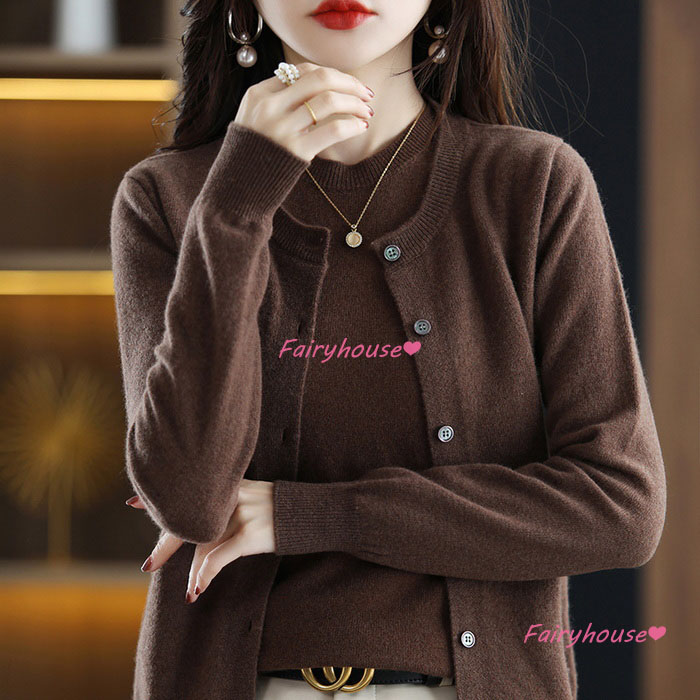 ニットカーディガン セットアップ レディース 秋冬 40代 長袖ニットコーディガン おしゃれ大人 ２点セット ショット丈セーター 無地カーディガン ニットベスト 