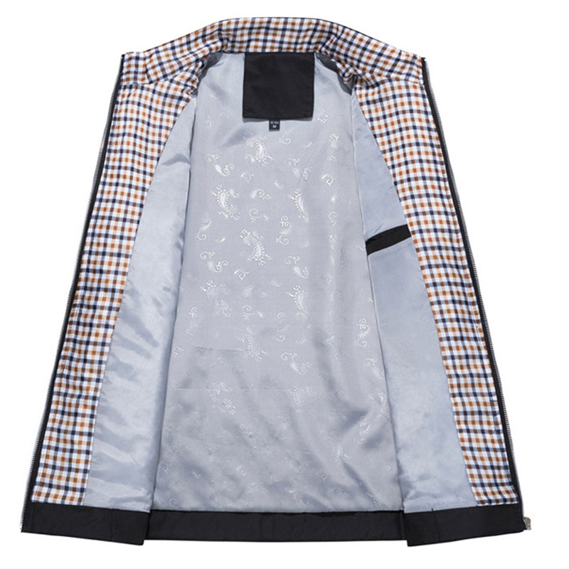 メンズジャケット ビジネスコート カジュアルジャケット ジャンパー メンズ スタンドカラ― 紳士服40代50代 アウター ブルゾン トップス 長袖ジャンパー 春秋 