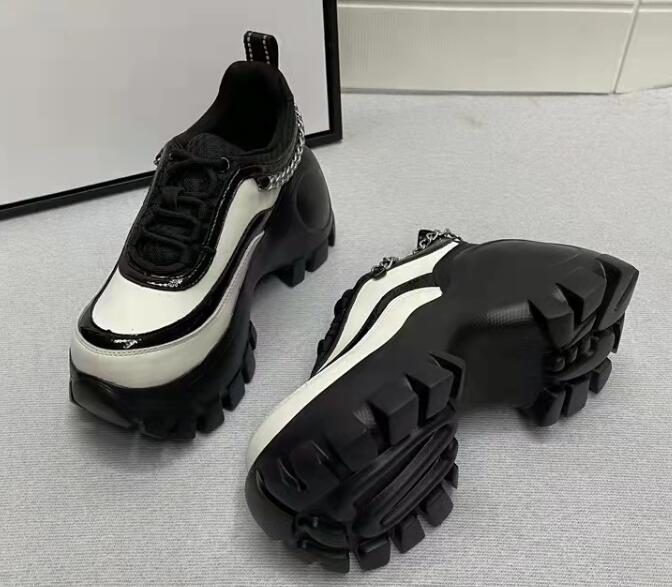 厚底 スニーカー チェーン 韓国 ストリート 原宿系 Y2K オルチャン HIPHOP レディース 衣装 K-POP 靴 ダンス 