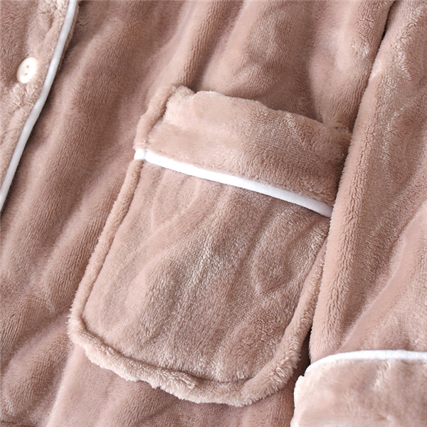 メンズ レディース 部屋着 パジャマ ケーブル柄 ルームウェア ペアパジャマ 寝巻き もこもこ 長袖 前開き 上下セット 秋 冬 冬 セットアップ 