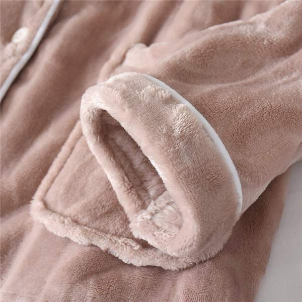 メンズ レディース 部屋着 パジャマ ケーブル柄 ルームウェア ペアパジャマ 寝巻き もこもこ 長袖 前開き 上下セット 秋 冬 冬 セットアップ 