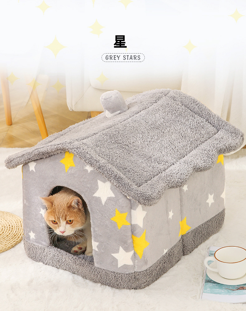 送料無料 犬 猫 PET HOUSE ペットハウス おしゃれ 犬小屋 冬 暖かい ドーム型 犬ハウスドーム型 折りたたみ 可愛い ペット小屋 小型犬 洗えます 室内用 
