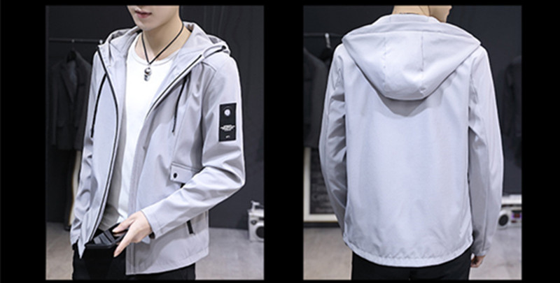 新品 秋服 ジャケット メンズ長袖 メンズ 秋 撥水 ブルゾン ジャンパー 登山ウェア 30代 ウインドブレーカー ジャケット フードジャケット 40代 20代 