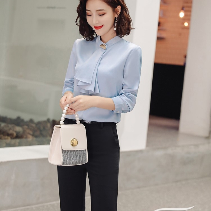 レディースシャツ オフィスシャツ 穏やかな3色選び トップス ブラウス 春夏 カジュアル風 オシャレ 着痩 きれいめ 