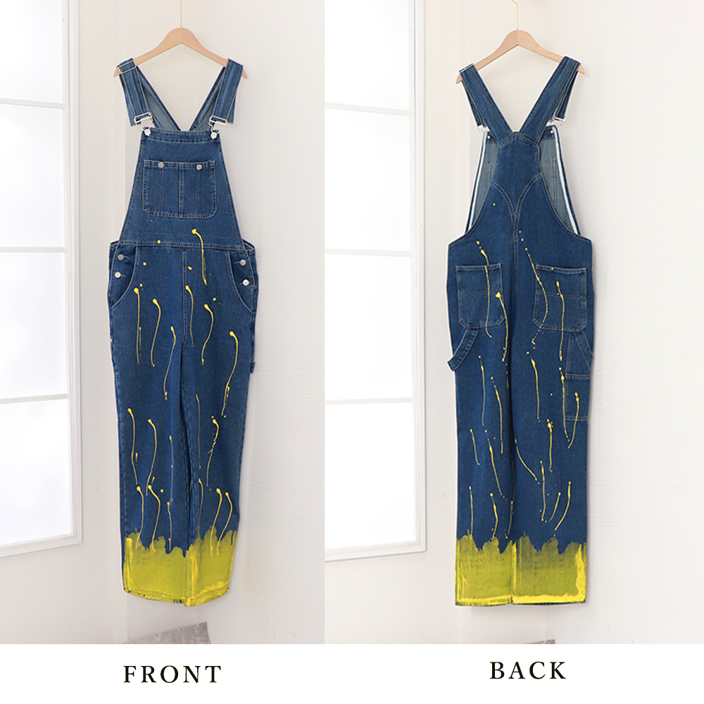 オールインワン サロペット デニムパンツ  