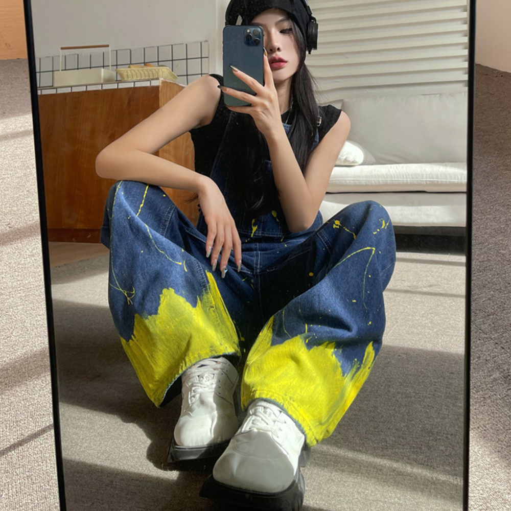 オールインワン サロペット デニムパンツ  