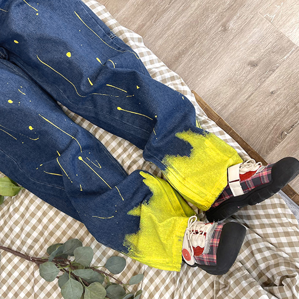 オールインワン サロペット デニムパンツ  