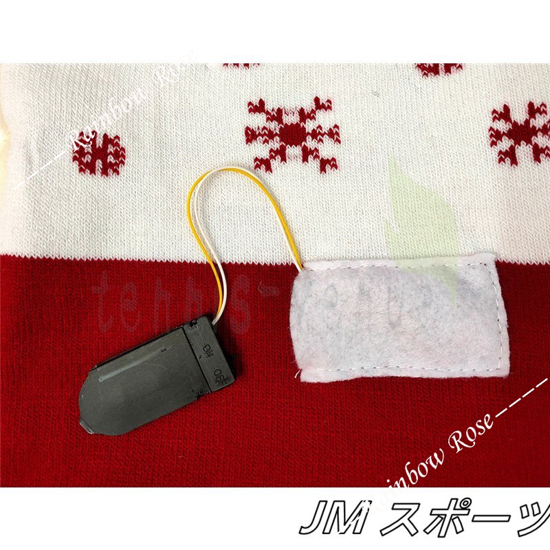 光れるニット帽 クリスマス帽子 イルミネーションライト付き LED 男女兼用ニット帽 クリスマスマ 5種類 クリスマスプレゼント カップルお揃い 