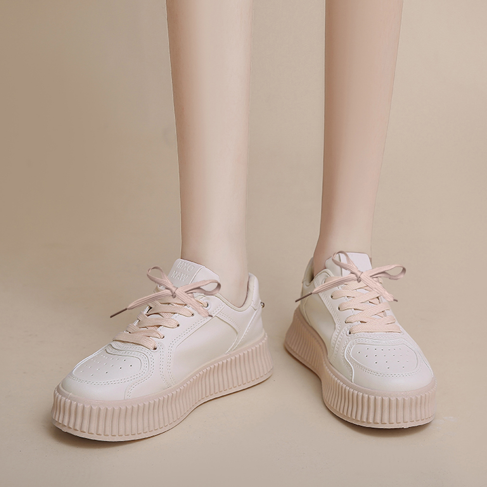 厚底スニーカー レディース ローカット靴  