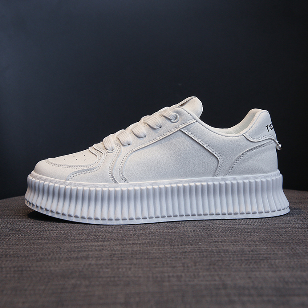 厚底スニーカー レディース ローカット靴  