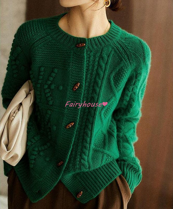 ニットカーディガン レディース 春秋冬 40代 長袖 ニットトップス 30代 ニットアウター おしゃれ韓国風 ショット丈セーター カーディガン コーディガン 50代 