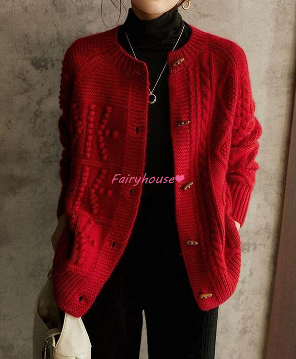 ニットカーディガン レディース 春秋冬 40代 長袖 ニットトップス 30代 ニットアウター おしゃれ韓国風 ショット丈セーター カーディガン コーディガン 50代 