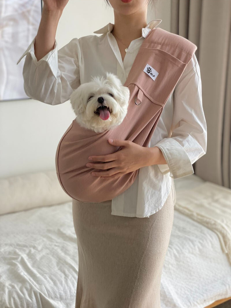 犬 ドッグスリング 抱っこひも 小型犬 持ち運びスリング バッグスリング ペット おでかけ シンプル 抱っこ紐 避難 旅行 防災 キャショルダー 電車 おしゃれ 