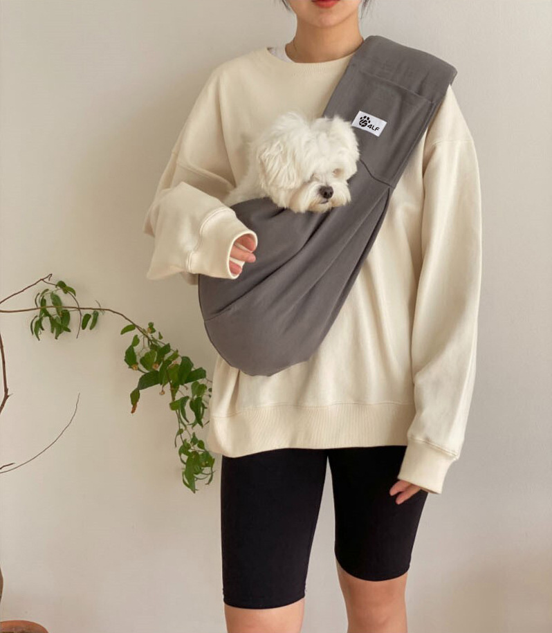 犬 ドッグスリング 抱っこひも 小型犬 持ち運びスリング バッグスリング ペット おでかけ シンプル 抱っこ紐 避難 旅行 防災 キャショルダー 電車 おしゃれ 