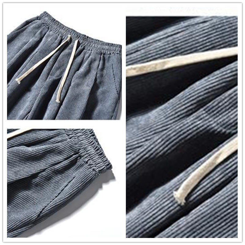 お取り寄せ商品 コーデュロイ パンツ 裏起毛 メンズ ゆったり 2XL ポケッ 4XL 夏 ロングパンツウエスト紐 5XL 大きいサイズ対応 L ボ長ズボン XL 3XL M 