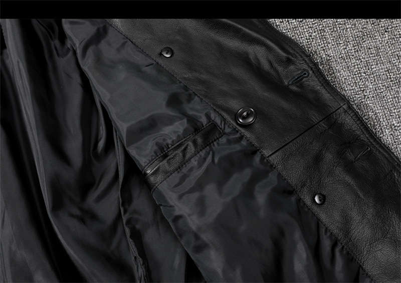 。ジャケット トレンチコート レザージャケット メンズ 革ジャン 。 秋冬 牛革 冬服 ロング丈 バイクジャケット 