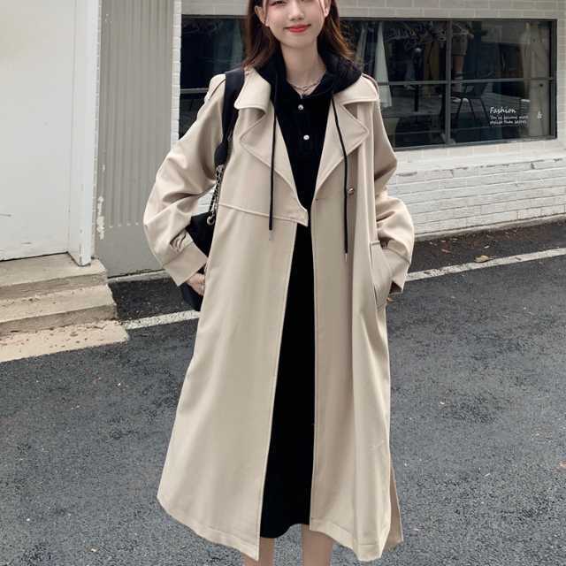 アウター コート トレンチコート ジャケット ロングジャケット アンブレラヨーク レディース マキシ 春 秋 キレセク 上着 秋アウターロング丈 ベルト 