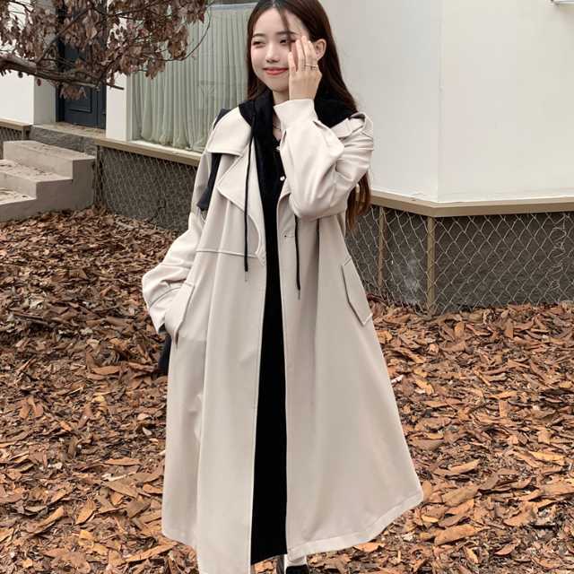 アウター コート トレンチコート ジャケット ロングジャケット アンブレラヨーク レディース マキシ 春 秋 キレセク 上着 秋アウターロング丈 ベルト 