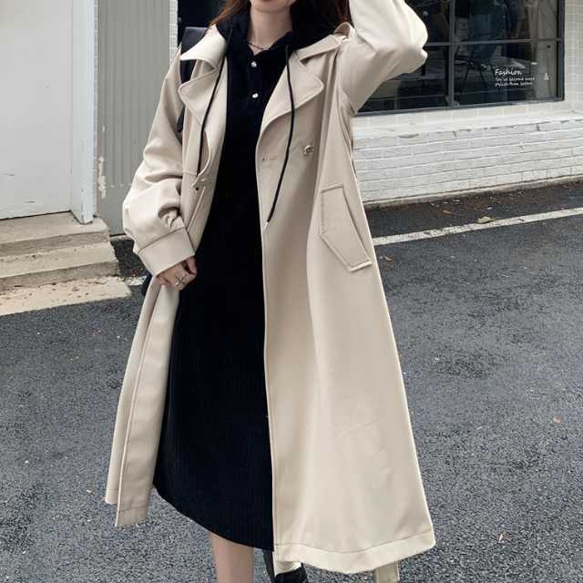 アウター コート トレンチコート ジャケット ロングジャケット アンブレラヨーク レディース マキシ 春 秋 キレセク 上着 秋アウターロング丈 ベルト 