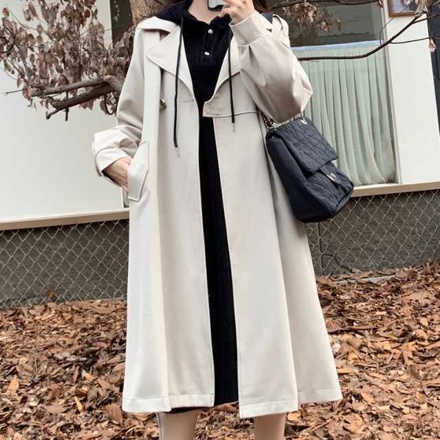 アウター コート トレンチコート ジャケット ロングジャケット アンブレラヨーク レディース マキシ 春 秋 キレセク 上着 秋アウターロング丈 ベルト 