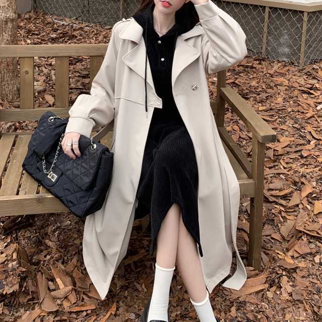 アウター コート トレンチコート ジャケット ロングジャケット アンブレラヨーク レディース マキシ 春 秋 キレセク 上着 秋アウターロング丈 ベルト 