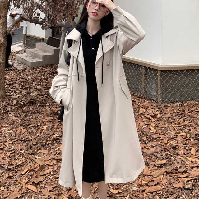 アウター コート トレンチコート ジャケット ロングジャケット アンブレラヨーク レディース マキシ 春 秋 キレセク 上着 秋アウターロング丈 ベルト 