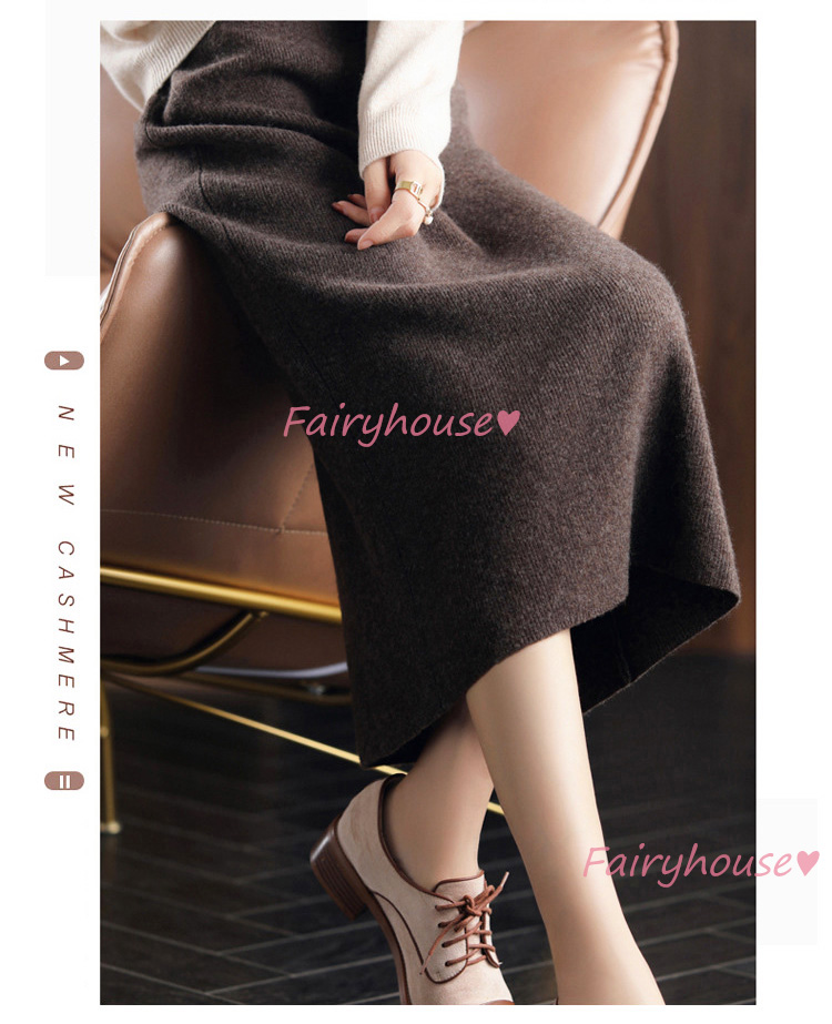 ニットスカート マキシ丈 秋冬 タイトスカート 無地ニット スリットスカート オシャレ ロング丈スカート ハイウェストボトムス大人 着痩せ 40代 レディース 