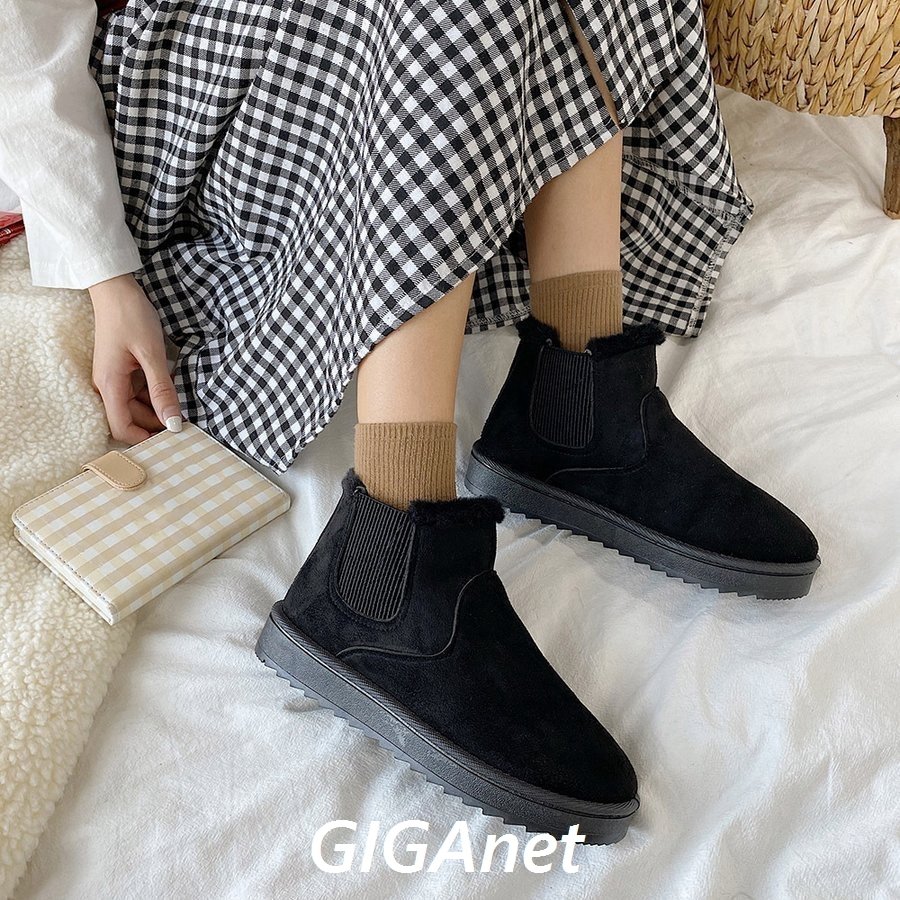 ムートンブーツ ブーツ 冬靴 レディース 裏起毛 暖かい ショートブーツ 可愛い フラット 秋 。 痛くない 冬 防寒 もこもこ おしゃれ ローヒール 