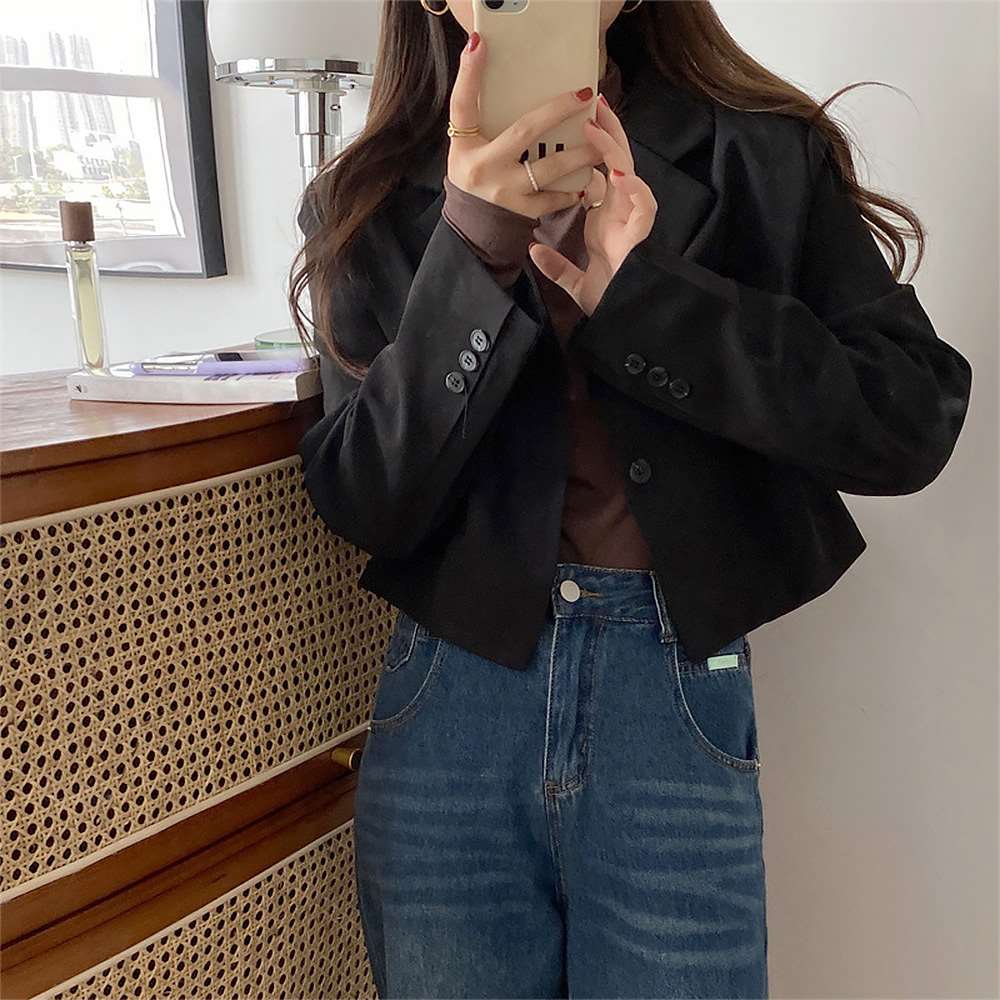 ジャケット レディース ショート丈 韓国  