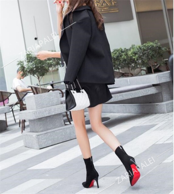 ショートブーツ レディース ピンヒール 9CMヒール ショートブーツ ヒール 秋冬用 秋冬靴 レディース 滑り止め ハイヒール 美脚 