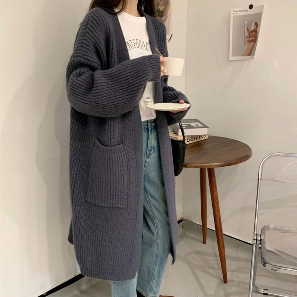 ニット カーディガン レディース 体型カバー  