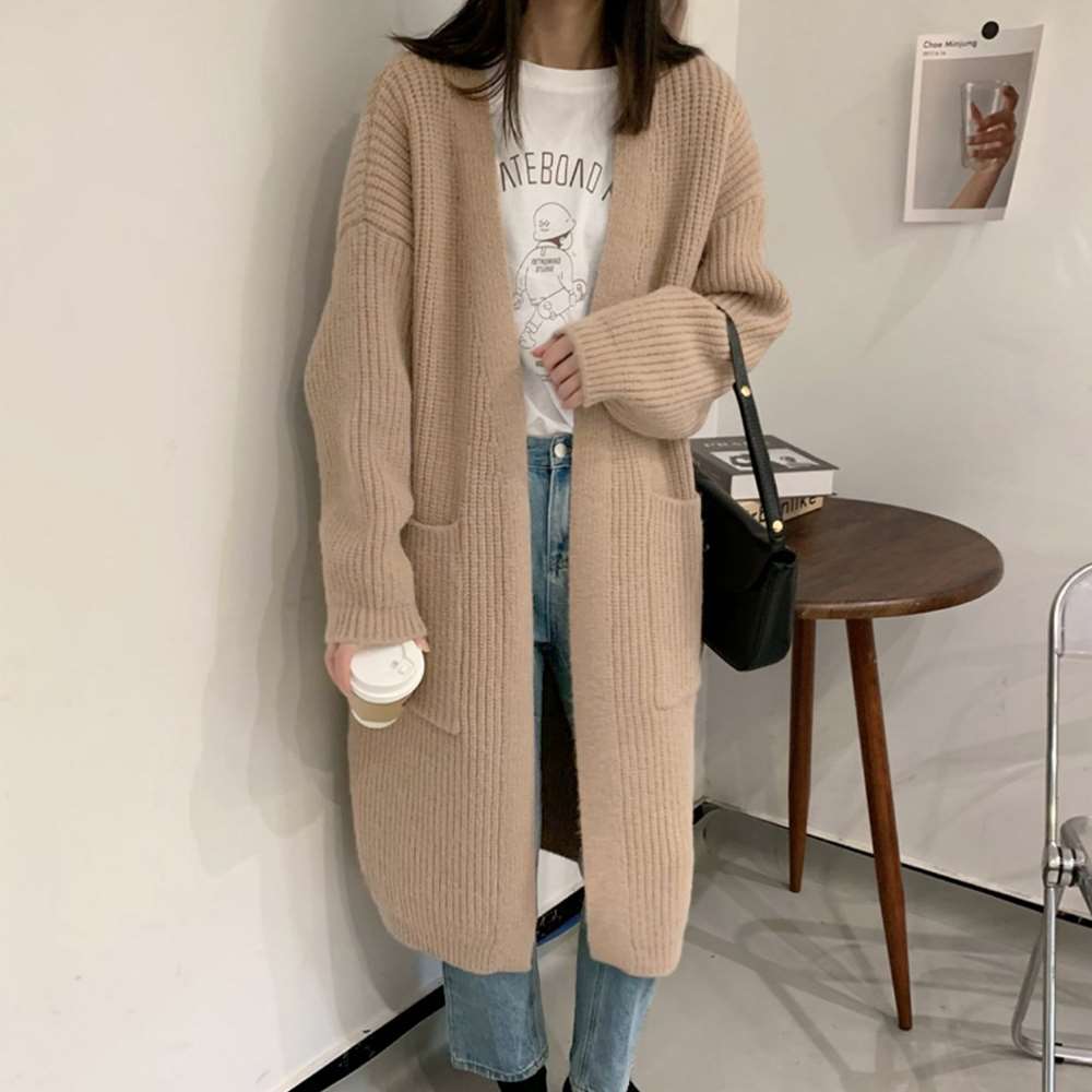 ニット カーディガン レディース 体型カバー  