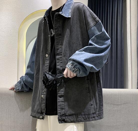 バイデニム ジャケット ジージャン 韓国 ストリート HIPHOP Y2K レディース 原宿系 ダンス衣装 