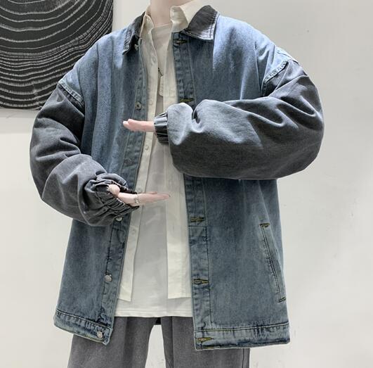 バイデニム ジャケット ジージャン 韓国 ストリート HIPHOP Y2K レディース 原宿系 ダンス衣装 