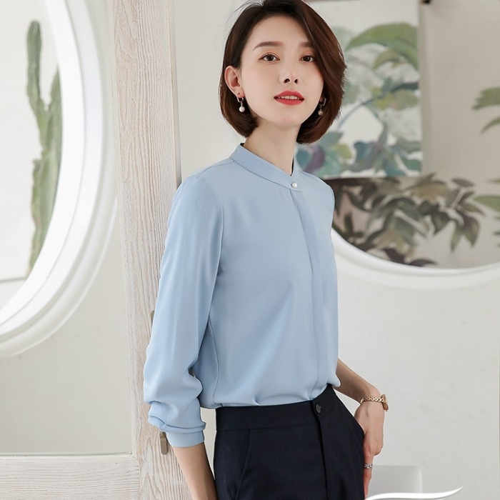 レディースシャツ オフィスシャツ 穏やかな3色選び トップス ブラウス 春夏 カジュアル風 きれいめ オシャレ 着痩 