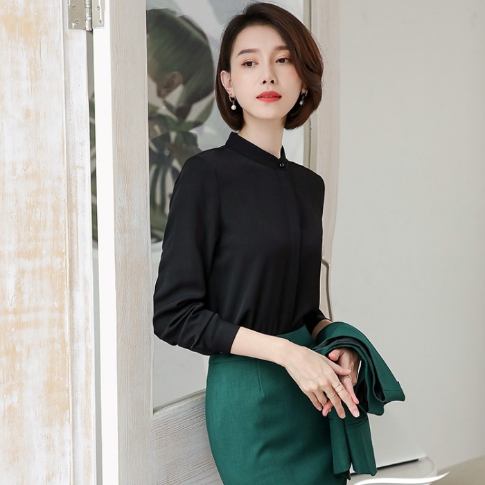 レディースシャツ オフィスシャツ 穏やかな3色選び トップス ブラウス 春夏 カジュアル風 きれいめ オシャレ 着痩 