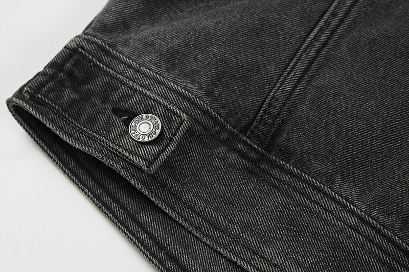 重ね着風 ダブルバイデニム ジャケット ジージャン 韓国 ストリート Y2K レディース 原宿系 HIPHOP ダンス衣装 