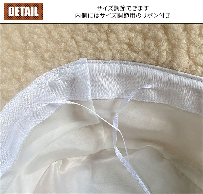 帽子 バケットハット ボア 秋冬 。送料無料 ホワイト ブラック テラコッタ イエロー アイボピンク ブルー ベージュ 