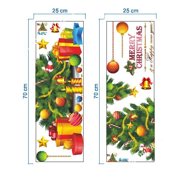 クリスマスツウォールステッカー クリスマス デコレーション 店舗ディスプレイ  
