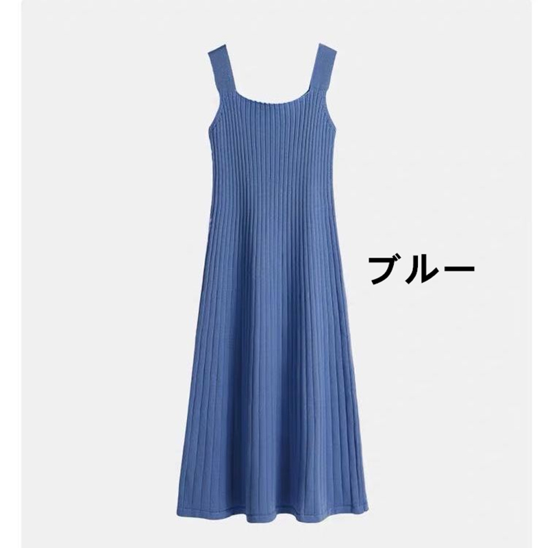 お取り寄せ商品 ワンピース レディース タンクトップ S-2XL 3COLOR 夏ワンピース ノースリーブ シンプル 無地 キャミソールワンピース タンクトップワンピース 