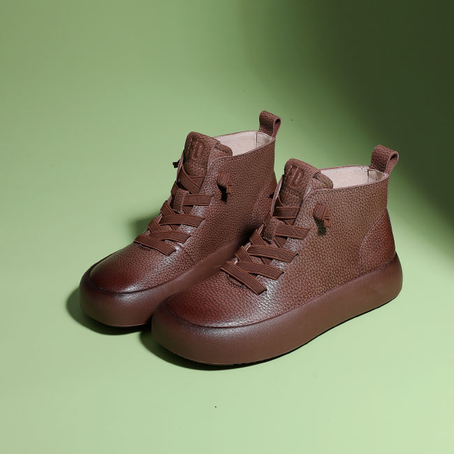 送料無料 ショートブーツ レディース チャッカブーツ ブーツ 40代 フラット レースアップ 厚底 ハイカット アンクルブーツ 30代 50代 