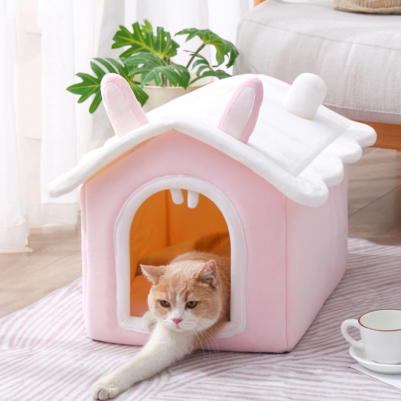 ペット ハウス 犬 ハウス 犬 猫 室内用 折りたたみ 暖かい ドーム型 冬 犬ハウスドーム 小型犬 クッション 犬小屋 ペット小屋 洗える ふわふわ おしゃれ 可愛い 